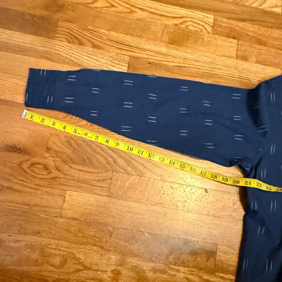 PL Ethical Fashion for Men XL Organic Blue White Long Sleeve Button down Shirt - Picture 5 of 8